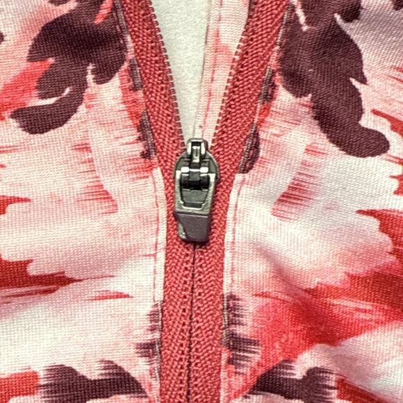 Athleta Tatto Sierra Thermal 1/2 Zip Thumbholes Cozy Fleece Inner Women's Medium - Picture 4 of 4